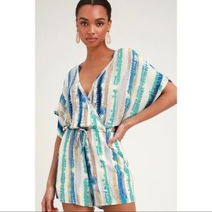 NWT Watercolor Romper